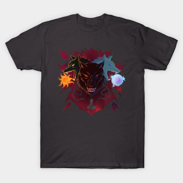 Wolves Of Ragnarok T-Shirt by AmicableApparel